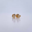 Topos Pajaro 0.75gr / Circones Azul Blancos Oro Amarillo 18K &