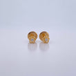 Topos Flor 0.5gr / Circon Blanco Oro Amarillo 18K &