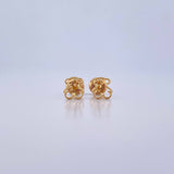 Topos Silueta Oso Ts 0.55gr / Liso Oro Amarillo 18K &