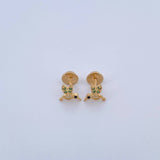 Topos Colibri 0.8gr / Circones Negro Verdes Blancos Oro Amarillo 18K &