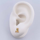 Topos Colibri 0.8gr / Circones Negro Verdes Blancos Oro Amarillo 18K &