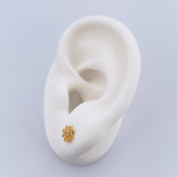 Topos Mandala 0.7gr / Circon Blanco Oro Amarillo 18K &