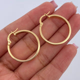Candongas Maura 2.55gr / 2.6cm / Oro Amarillo 18K &