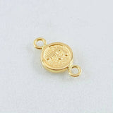 Herraje Letra F 0.35gr / 1.4cm / Oro Amarillo 18K