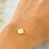 Herraje Letra F 0.35gr / 1.4cm / Oro Amarillo 18K
