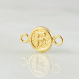 Herraje Letra F 0.35gr / 1.4cm / Oro Amarillo 18K