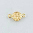 Herraje Letra K 0.4gr / 1.4cm / Oro Amarillo 18K