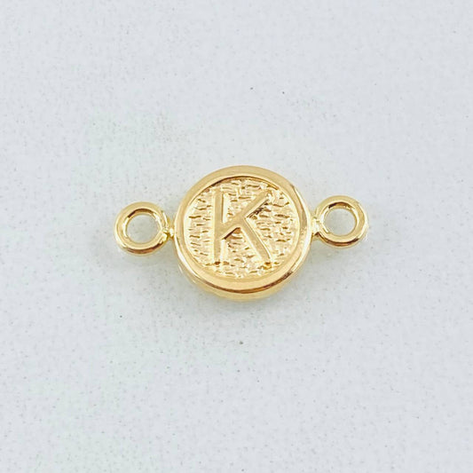 Herraje Letra K 0.4gr / 1.4cm / Oro Amarillo 18K