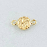 Herraje Letra K 0.4gr / 1.4cm / Oro Amarillo 18K
