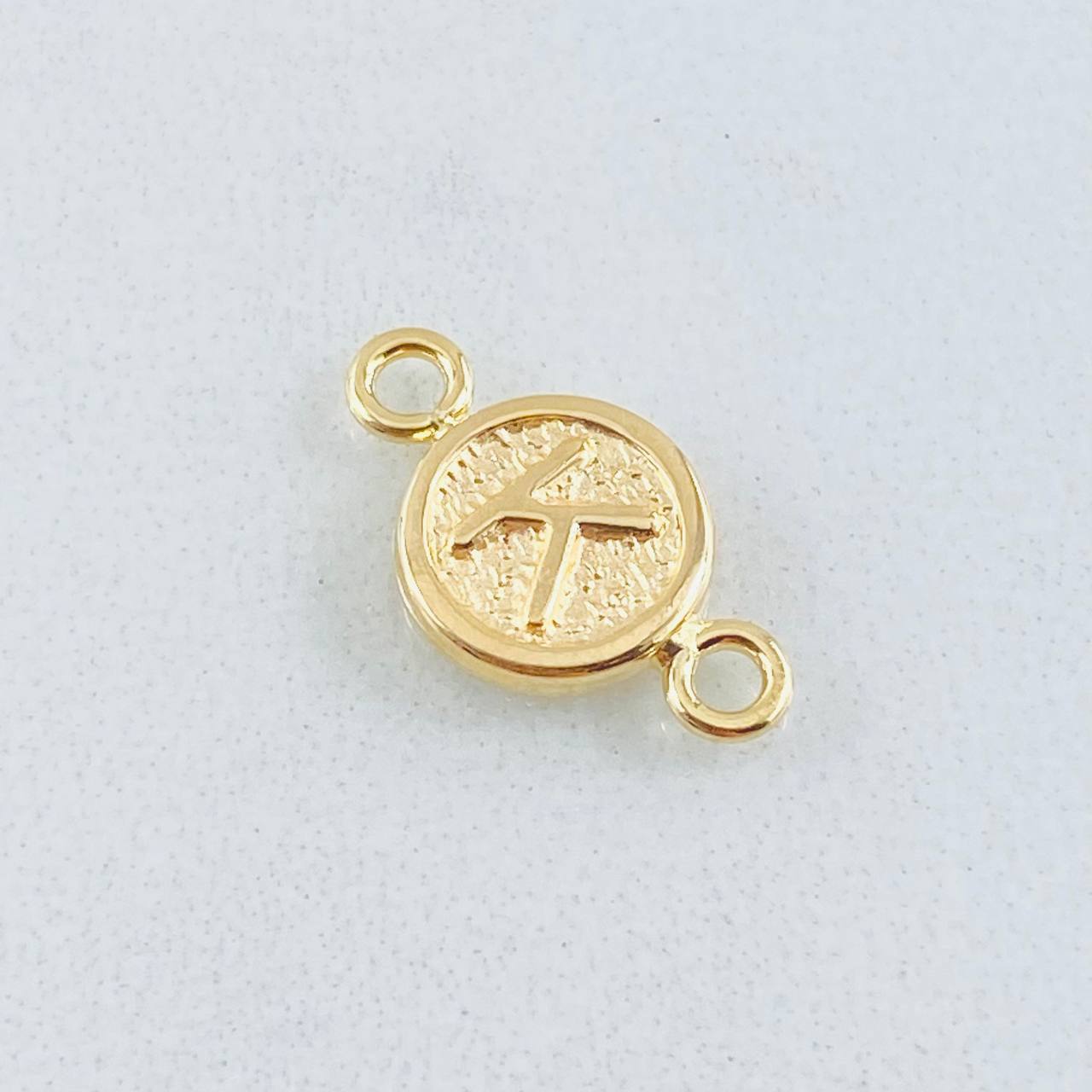 Herraje Letra K 0.4gr / 1.4cm / Oro Amarillo 18K