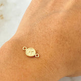 Herraje Letra K 0.4gr / 1.4cm / Oro Amarillo 18K