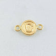 Herraje Letra C 0.35gr / 1.4cm / Oro Amarillo 18K
