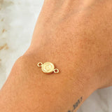 Herraje Letra C 0.35gr / 1.4cm / Oro Amarillo 18K