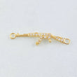 Herraje Arma Fusil Tupido 0.7gr / 2.5cm / Oro Amarillo 18K