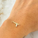 Herraje Arma Pistola Tupida 0.45gr / 1.7cm / Oro Amarillo 18K