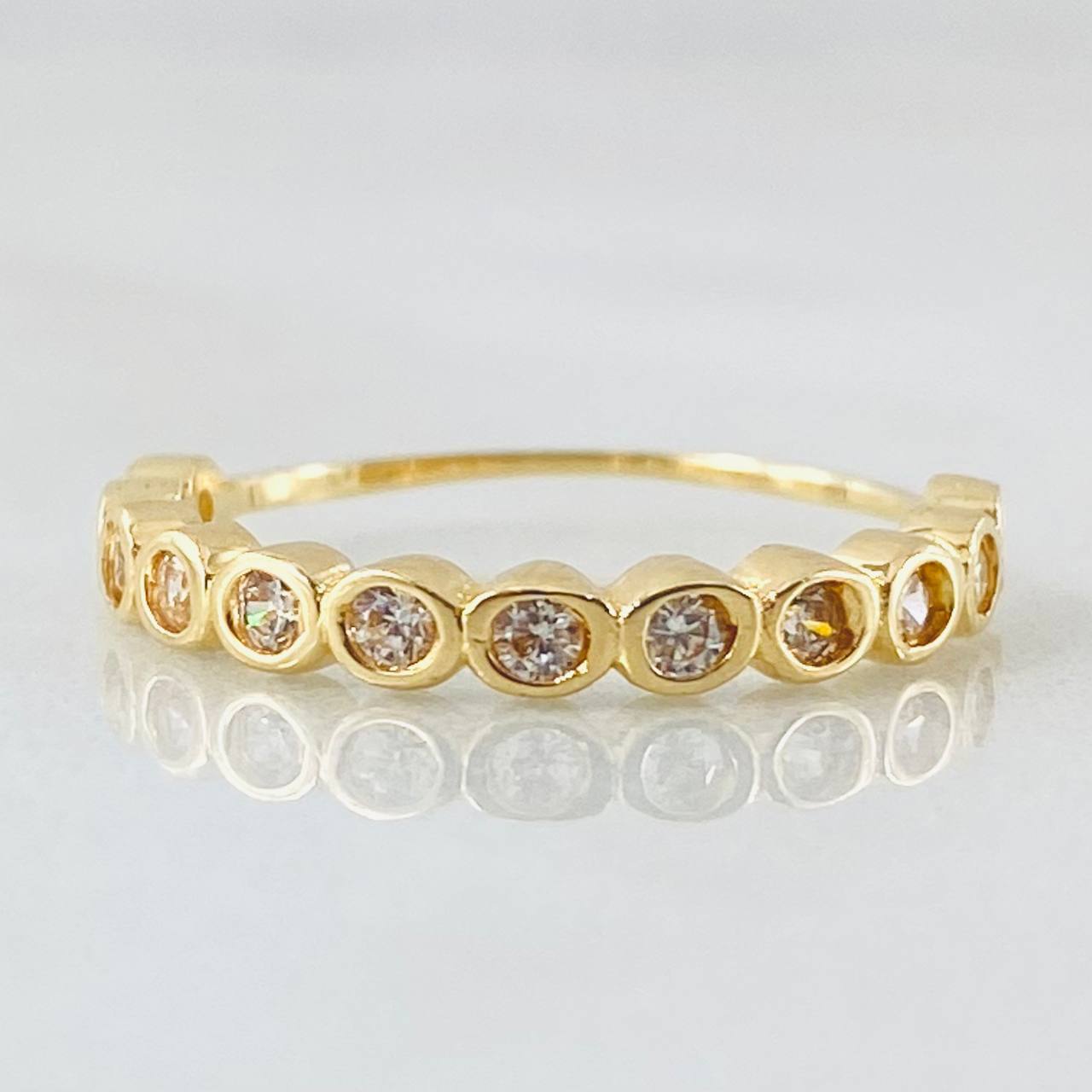 Anillo Churumbela Esferica 1.65gr / T7 1/4 / Oro Amarillo 18K