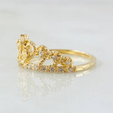 Anillo 15s Pavonero 1.5gr / T4 3/4 / Oro Amarillo 18K