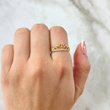 Anillo 15s Pavonero 1.5gr / T4 3/4 / Oro Amarillo 18K