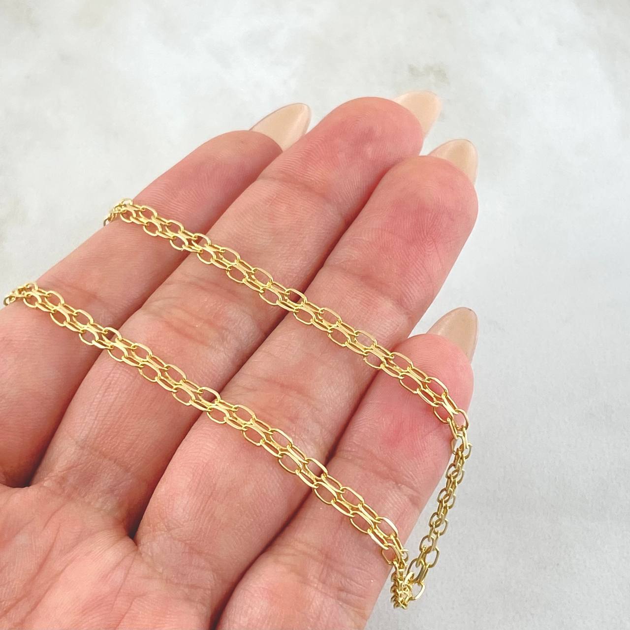 Cadena China 5.25gr / 60cm / Oro Amarillo +1 18K