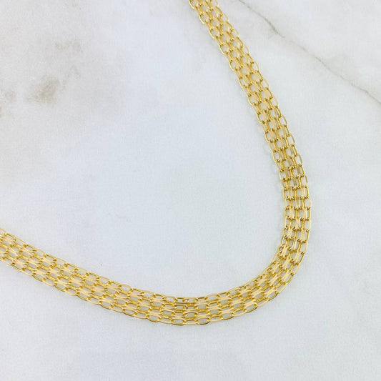 Cadena China 12.55gr / 60cm / Oro Amarillo +1 18K ©