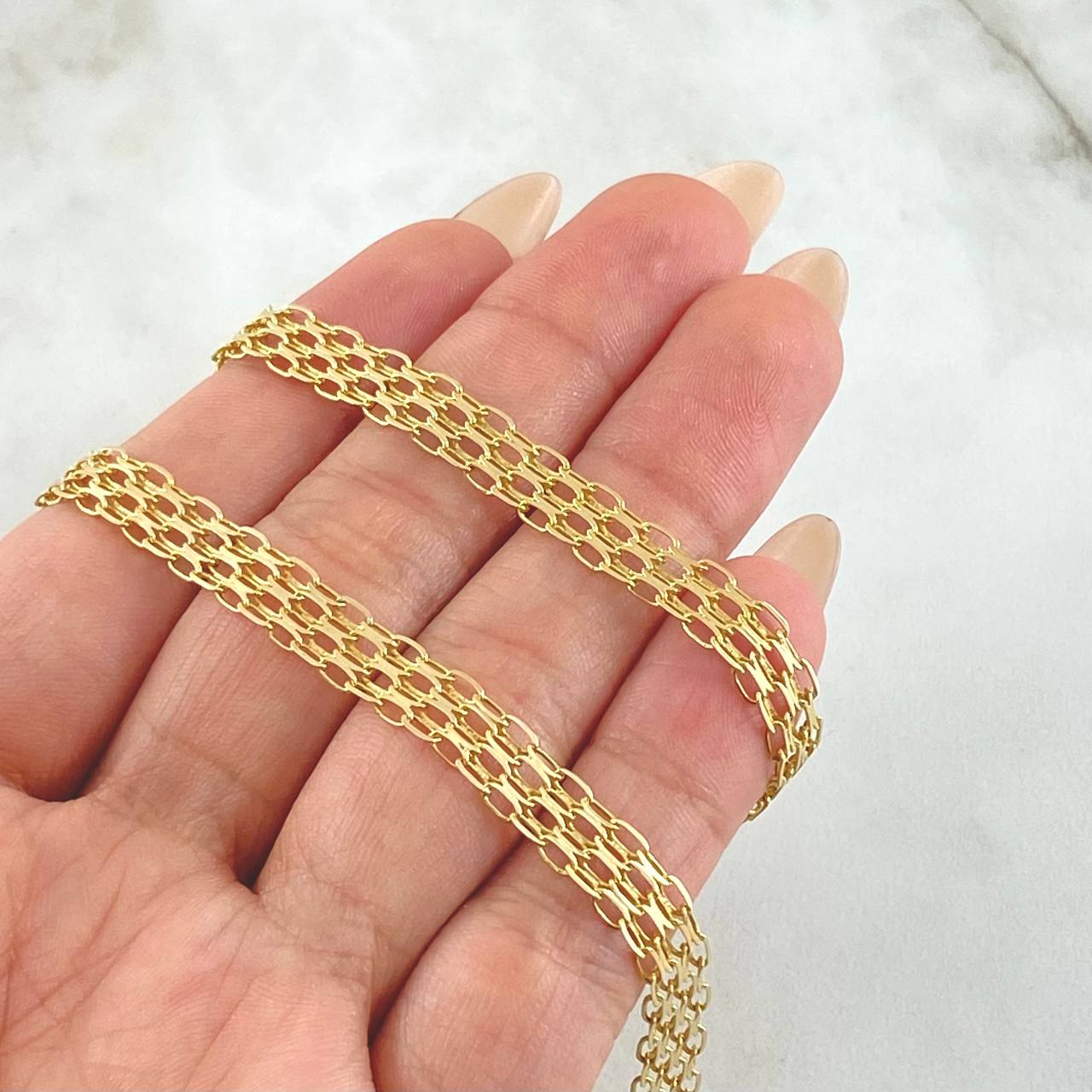 Cadena China 10.8gr / 60cm / Oro Amarillo +1 18K