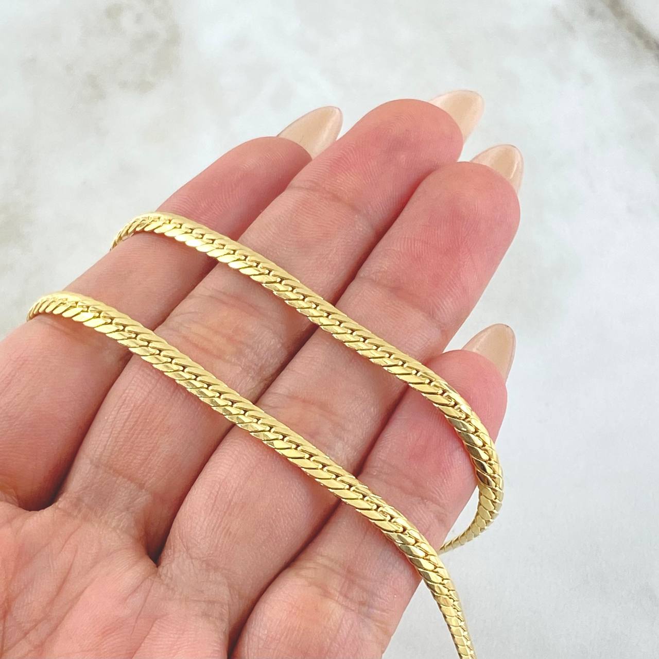 Cadena Serpiente 9.55gr / 60cm / Oro Amarillo +3 18K ©