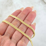 Cadena Serpiente 9.55gr / 60cm / Oro Amarillo +3 18K ©