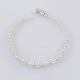 Pulso Tenis Circular 15.05g / 17.3cm / 7.05mm Plata 925