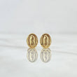 Topos Virgen Guadalupe Mate 0.9gr / 8mm Oro Amarillo 18K ©