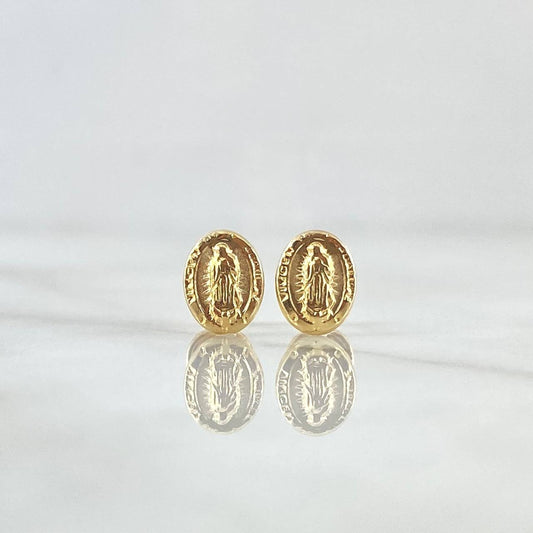 Topos Virgen Guadalupe 0.9gr / 8mm Oro Amarillo 18K