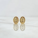 Topos Virgen Guadalupe 0.9gr / 8mm Oro Amarillo 18K
