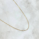 Cadena Veneciana 1.3gr / 50cm / 0.6mm Oro Amarillo +3 18K *