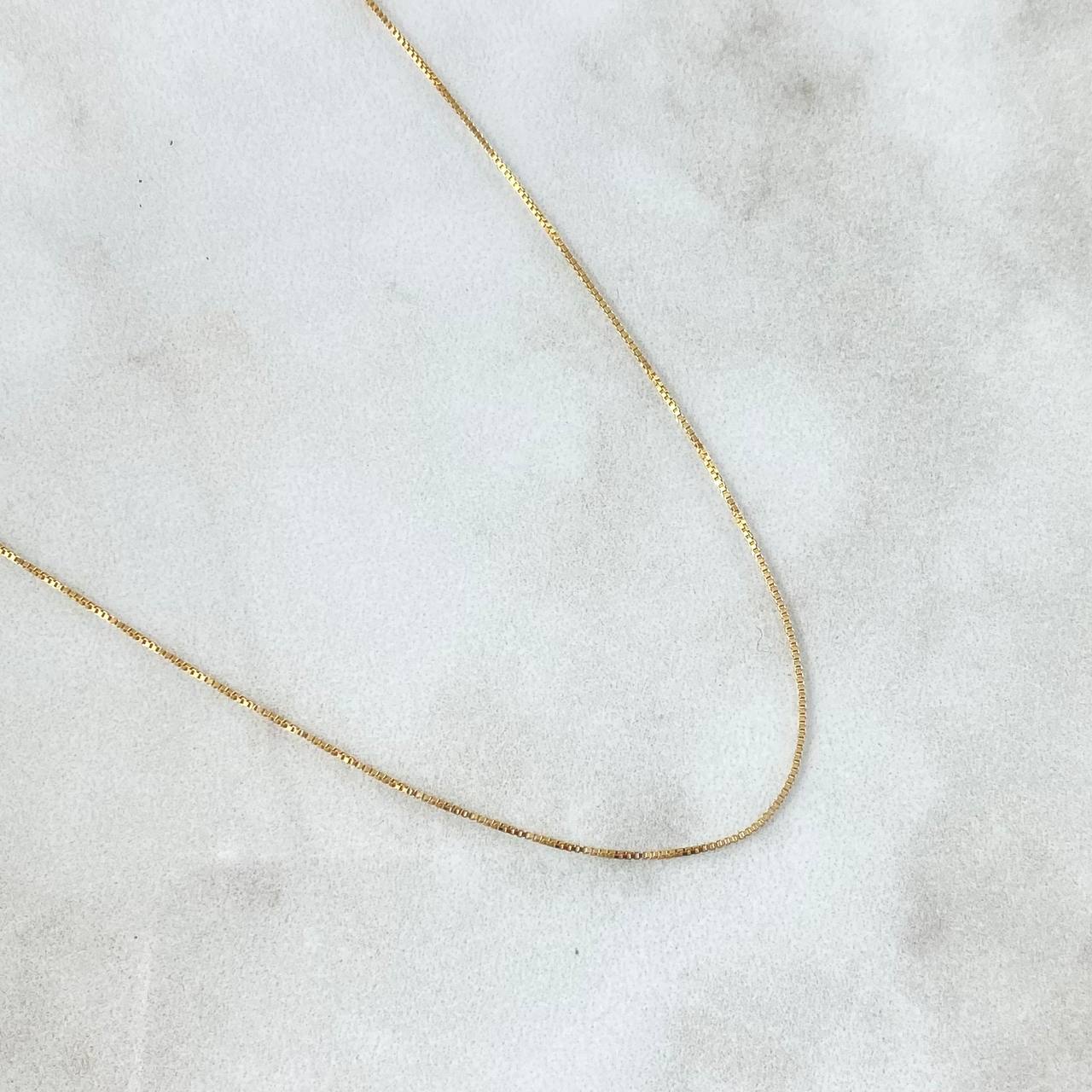 Cadena Veneciana 1.75gr / 45cm / 0.7mm Oro Amarillo +3 18K