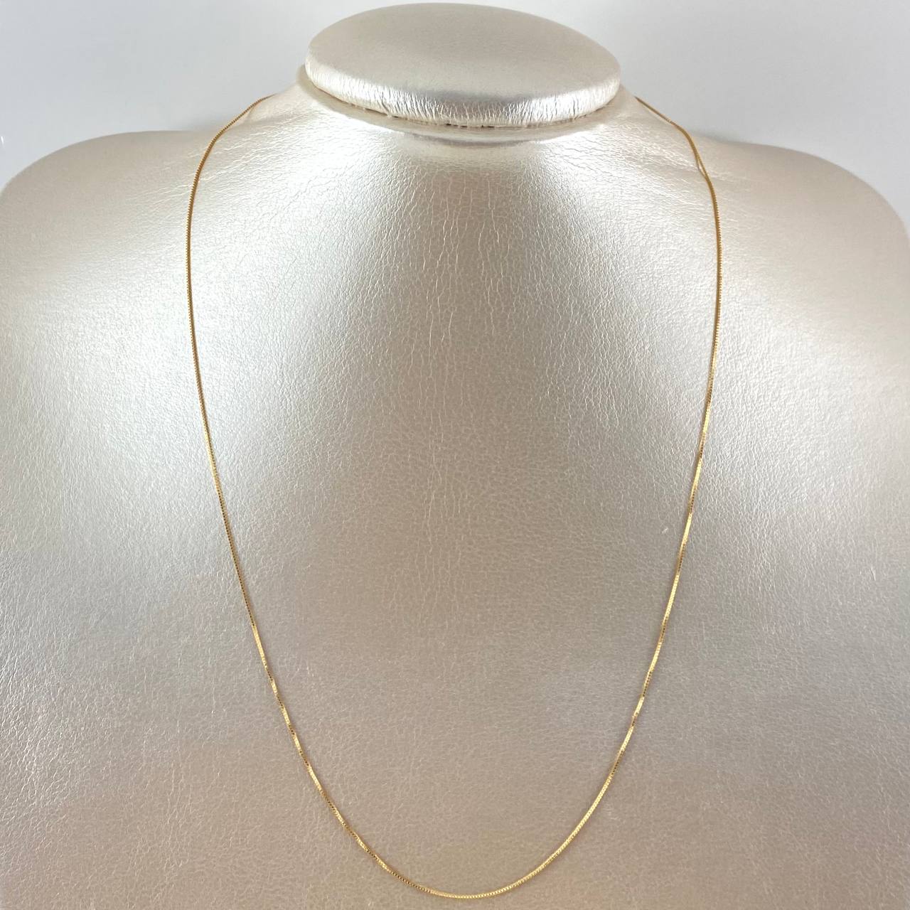 Cadena Veneciana 1.25gr / 50cm / 0.6mm Oro Amarillo +3 18K *
