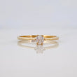 Anillo Solitario 1.6 g / T7 Oro Amarillo 18K