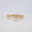 Anillo Solitario 1.6 g / T5 Oro Amarillo 18K