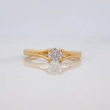 Anillo Solitario 1.6 g / T5 Oro Amarillo 18K