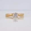 Anillo Solitario 1.8 g / T6 Oro Amarillo 18K