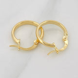 Candongas Jass 1.1 g / 1.5 cm Oro Amarillo 18K