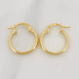 Candongas Jass 1.1 g / 1.5 cm Oro Amarillo 18K