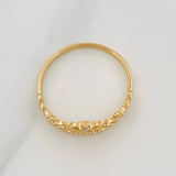 Anillo Corona 15´S 1.65 g / T6 3/4 Oro Amarillo 18K