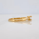 Anillo Solitario 1.8 g / T6 Oro Amarillo 18K