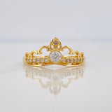 Anillo Corona Churumbela 1.75 g / T7 Oro Amarillo 18K