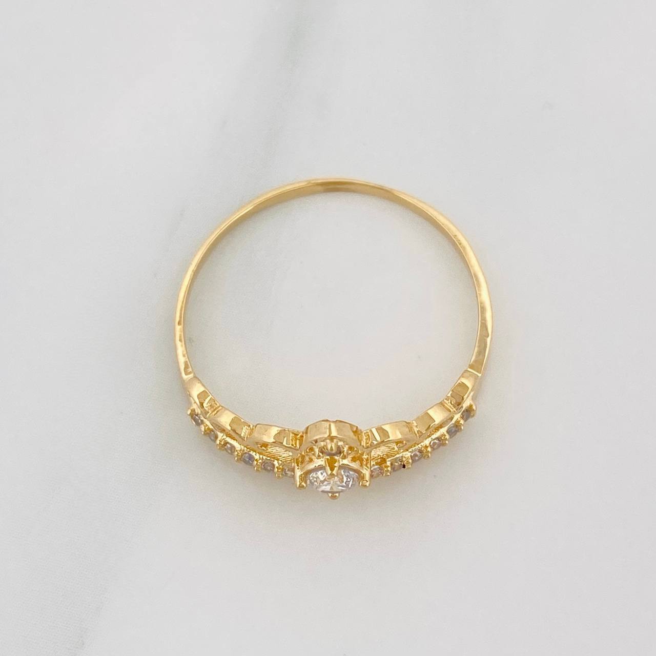 Anillo Corona Churumbela 1.75 g / T7 Oro Amarillo 18K
