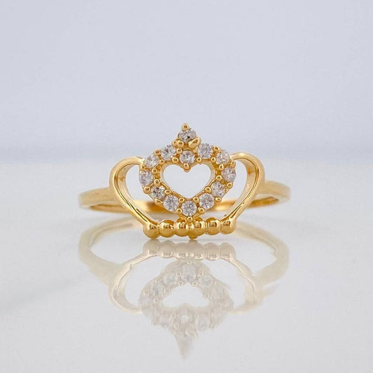 Anillo Corona 1.65 g / T6 Oro Amarillo 18K