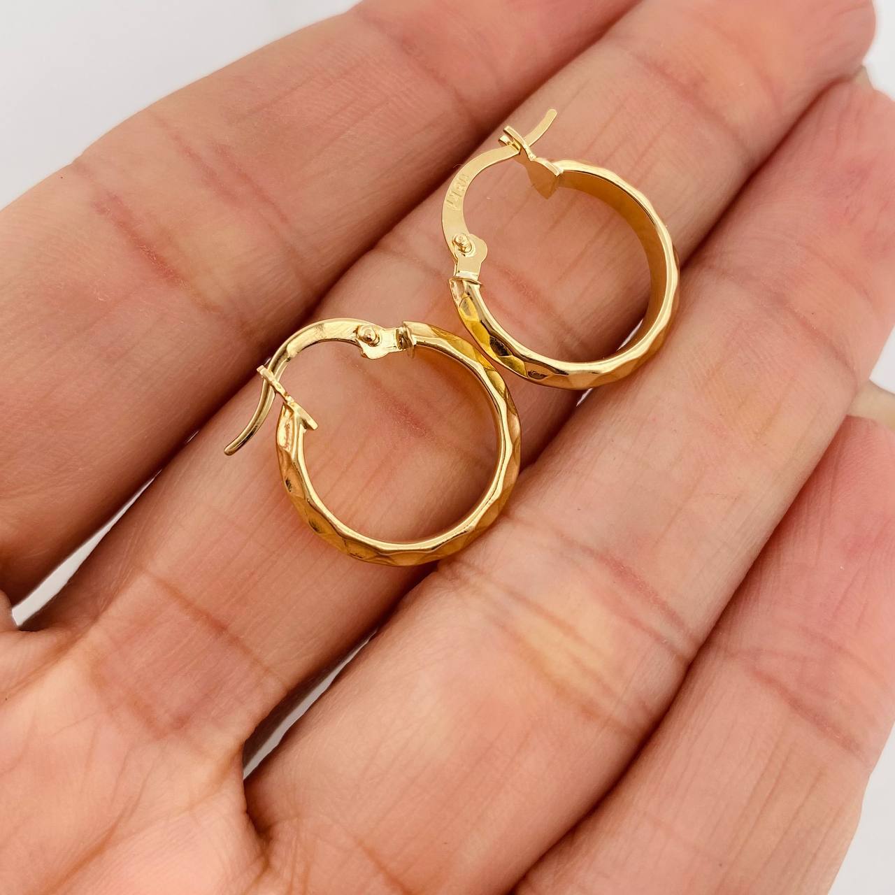 Candongas Rus 1.45 g / 1.8 cm Oro Amarillo 18K