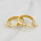 Candongas Rus 1.45 g / 1.8 cm Oro Amarillo 18K