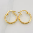 Candongas Rus 1.45 g / 1.8 cm Oro Amarillo 18K