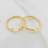 Candongas Mary 1.85 g / 2.8 cm Oro Amarillo 18K