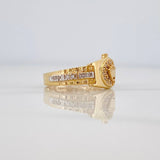 Anillo Corona 3.5 g / T6 1/2 Dos Oros 18K